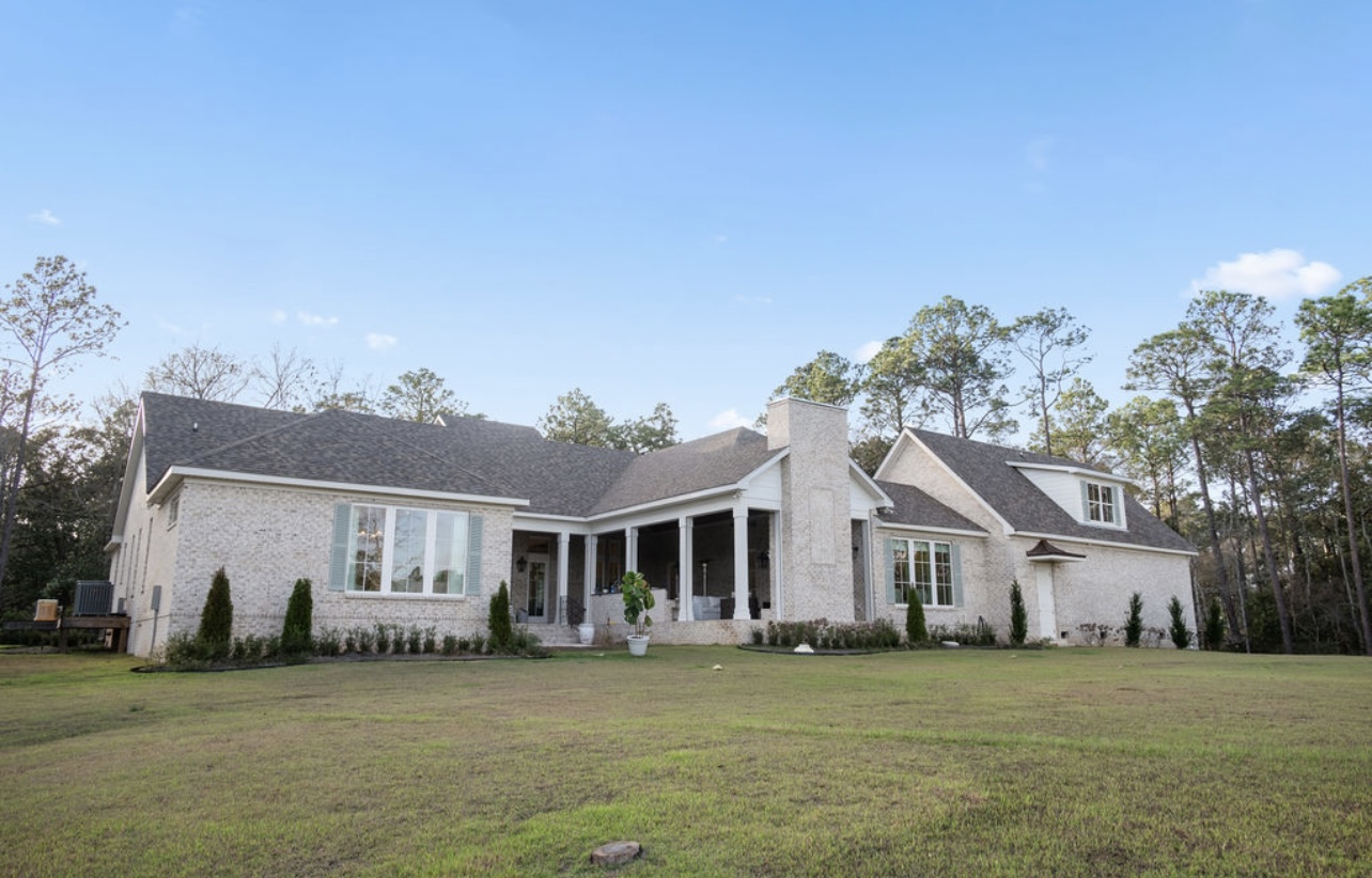 Custom home exterior