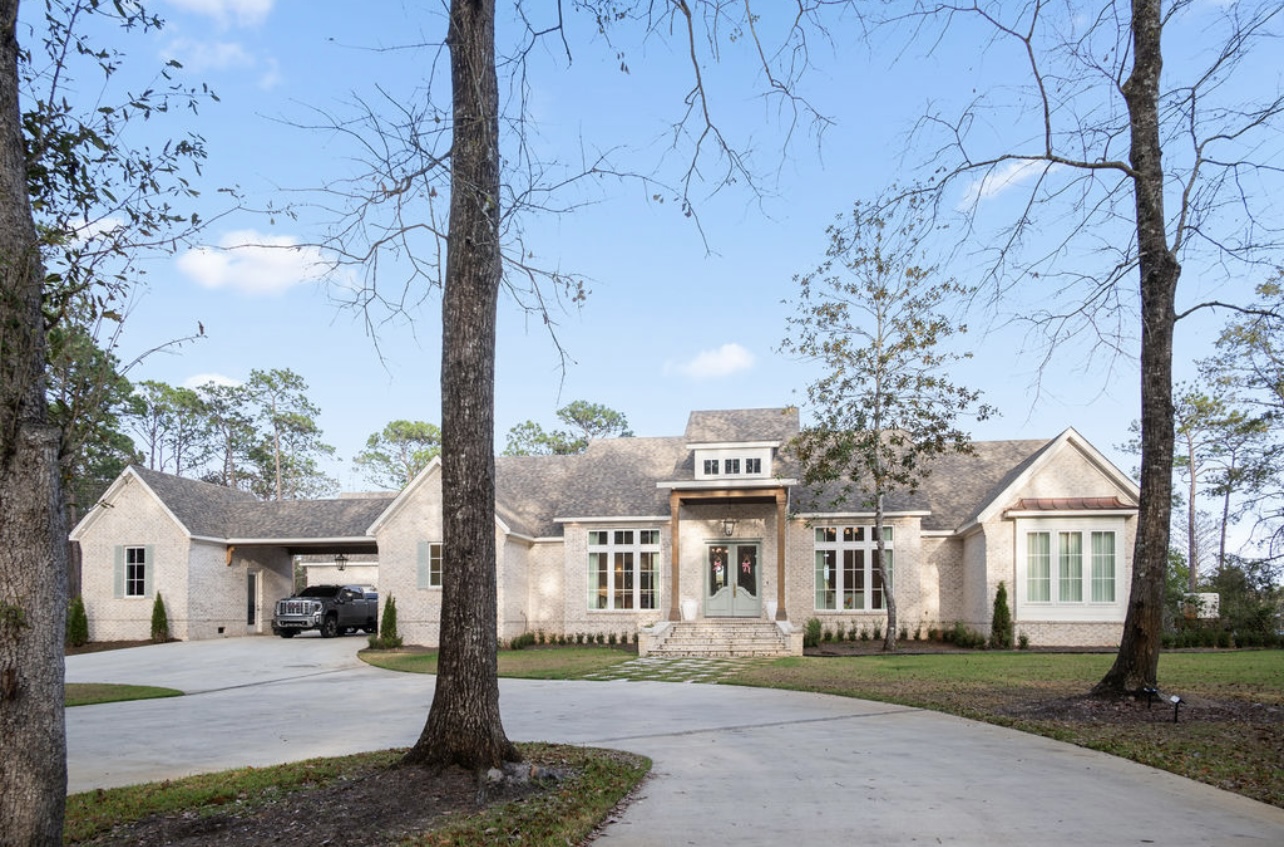 Custom home exterior