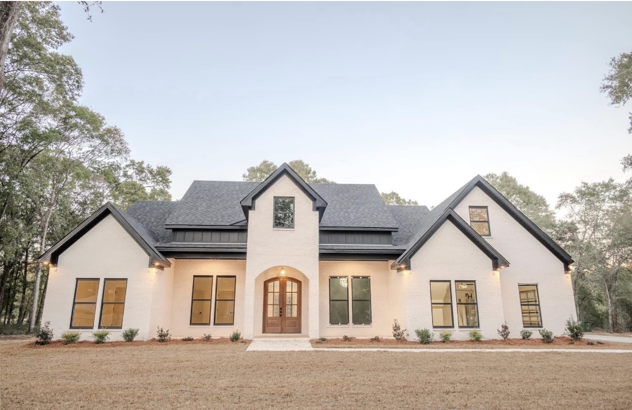 Custom home exterior